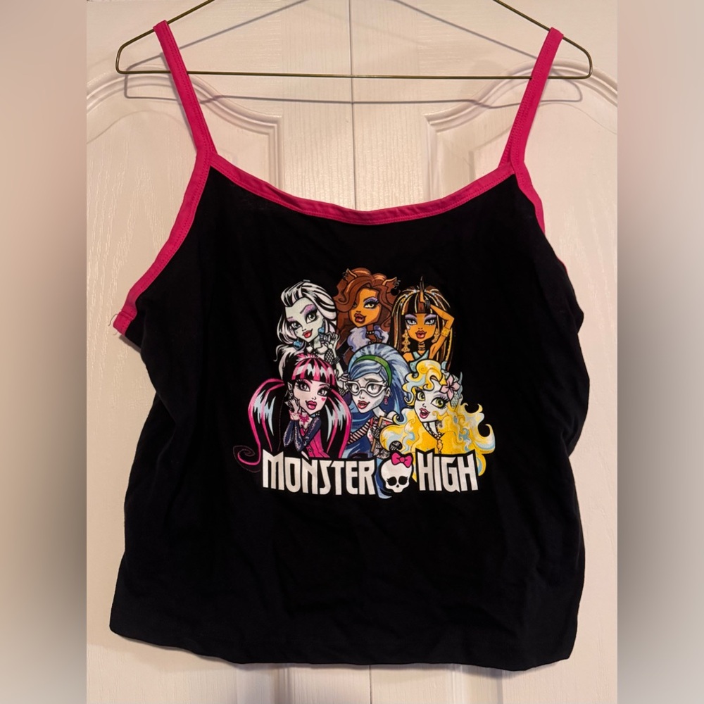 Monster High Cropped Tank Top